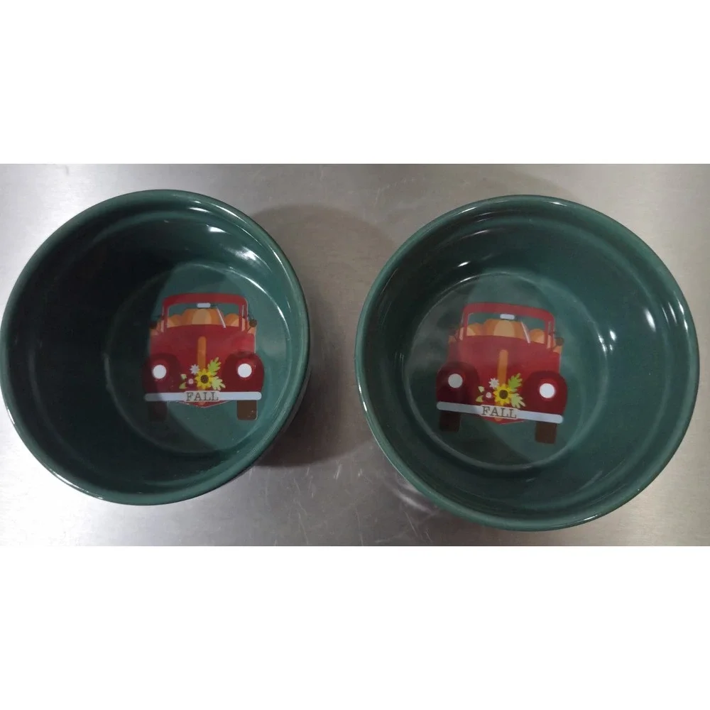 Nantucket Mini Ceramic Ramekin Meet Me At The Pumpkin Patch‎ 4 in x 2.5 in